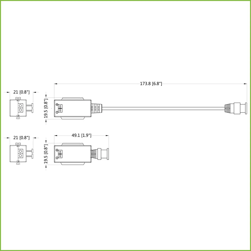 Kit Conversor UTP Vídeo para HDCVI-TVI-AHD hasta 4K.webp