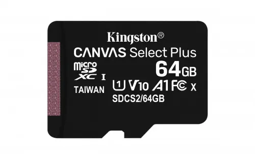 [SDCS3/64GB] MEMORIA 64GB CANVAS SELECT PLUS MICRO SD KINGSTON