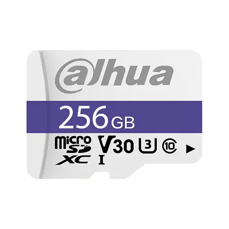 [EDB-2861 /TF-P100/256GB] Tarjeta MicroSD Dahua de 256GB Fuerte compatibilidad, admite todo tipo de productos digitales 
